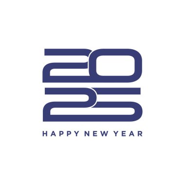 2025 logo tasarım element vektör simgesi yaratıcı ve modern konsept