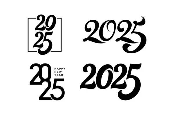 Yaratıcı modern tarz yüksek çözünürlüklü 2025 tasarım vektörü fikri