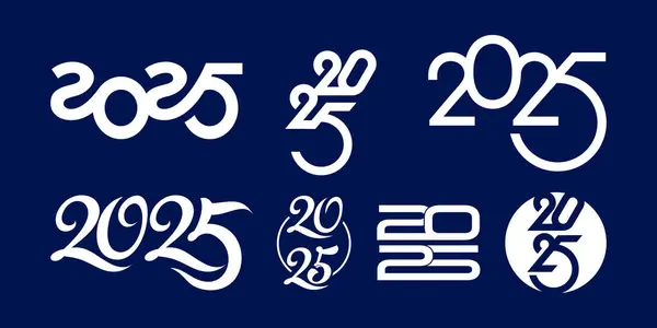 Paket 2025 tasarım element vektörü fikri