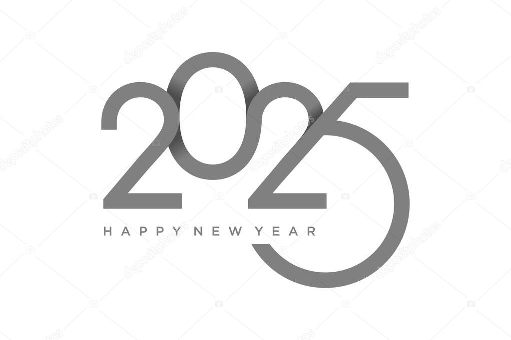 2025 design element vector with creative concept