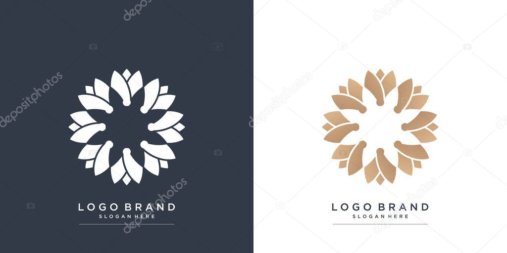 Boutique logo with fresh  and modern concept Premium Vector part 2
