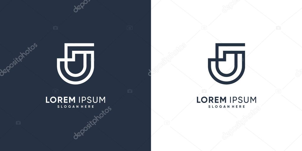 J logo template with modern creative style Premium Vector part 4