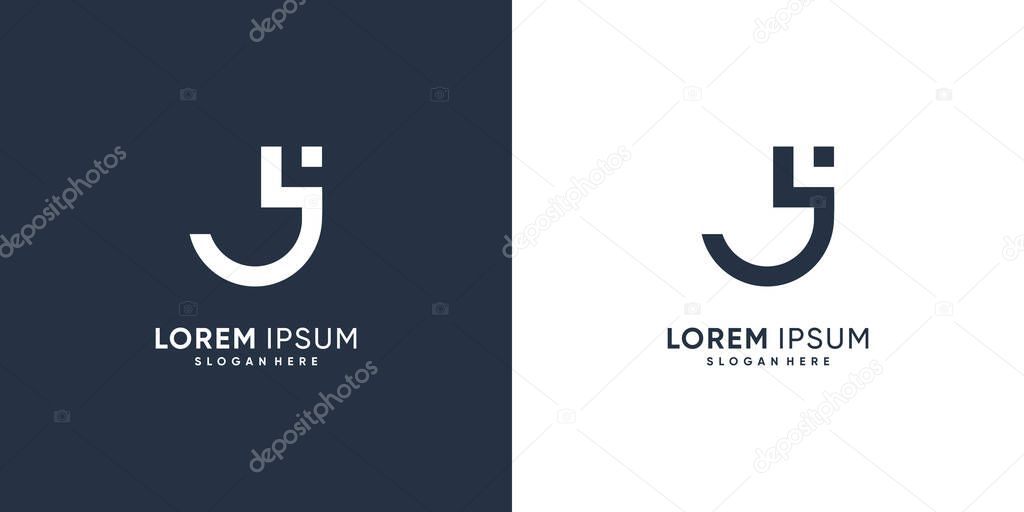 J logo template with modern creative style Premium Vector part 3