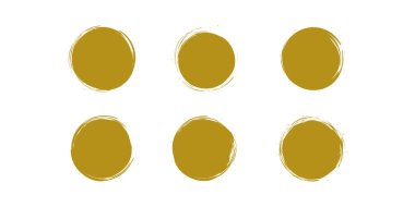 Altın fırça vektörü yaratıcı eşsiz konsept Premium Vektör bölüm 1