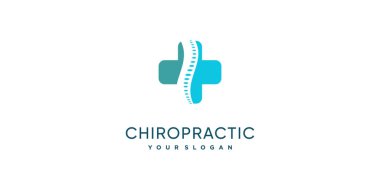 Yaratıcı element konsepti Premium Vektör Bölüm 4 'e sahip Kayropraktik logo koleksiyonu