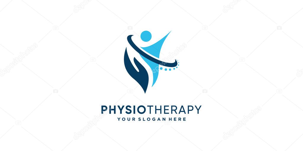 Chiropractic logo with creative modern concept Premium Vector part 2