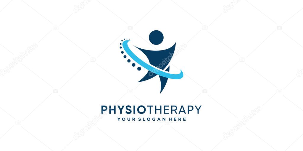 Chiropractic logo with creative modern concept Premium Vector part 3