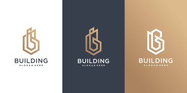 Soyut B harfi ile logo tasarımı fikri oluşturuluyor