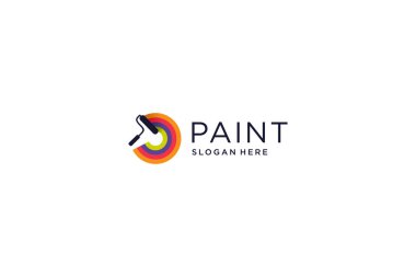 Modern fikirle logo vektör tasarımını boya