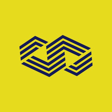 Modern teknoloji kavramına sahip Sonsuzluk logo tasarım element vektörü