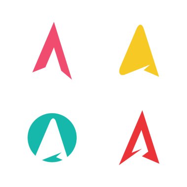 Arrow baş tasarım element vektörü ve modern konsept fikri