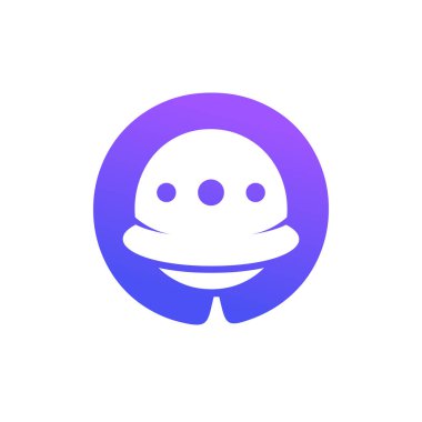 Modern yaratıcı fikir ile Ufo tasarım element vektörü