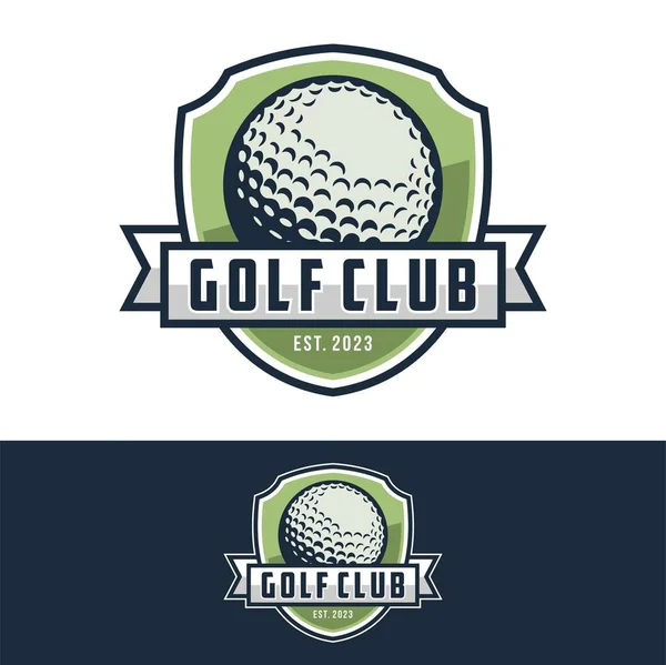 Golf Logo Template Design Vector Illustration Golf Club — Stock Vector