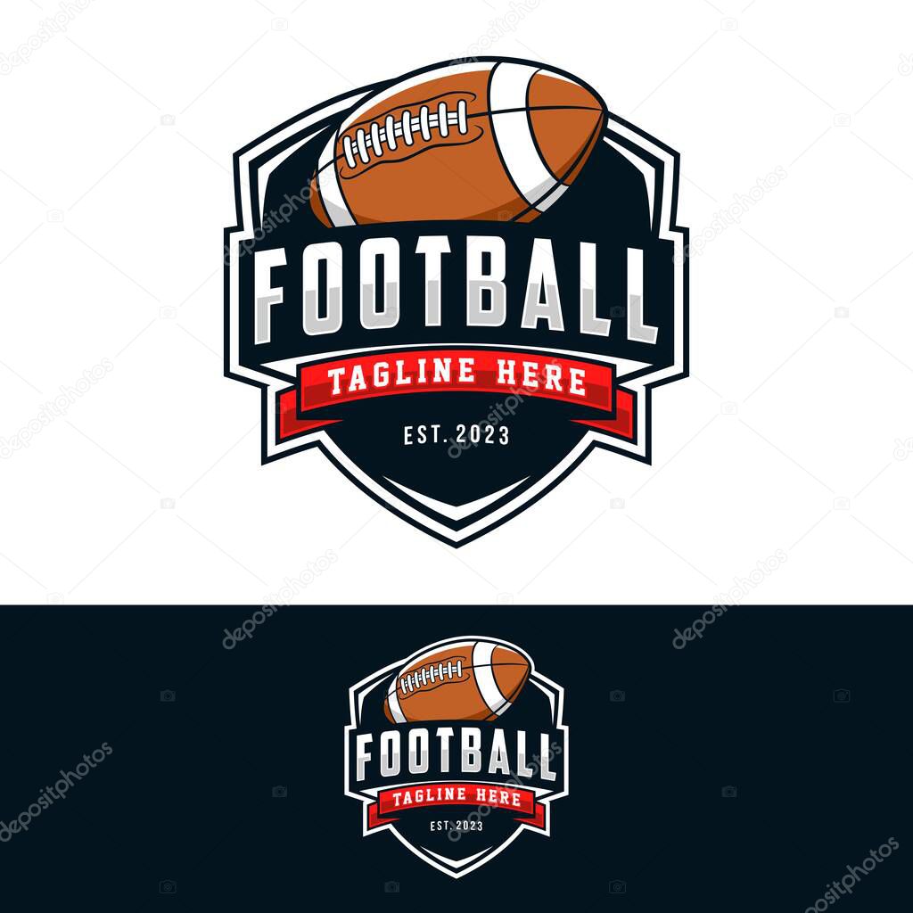 American Football Sports logo and badge, american football logo vector illustration