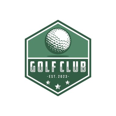 Modern profesyonel golf şablonu logosu tasarımı