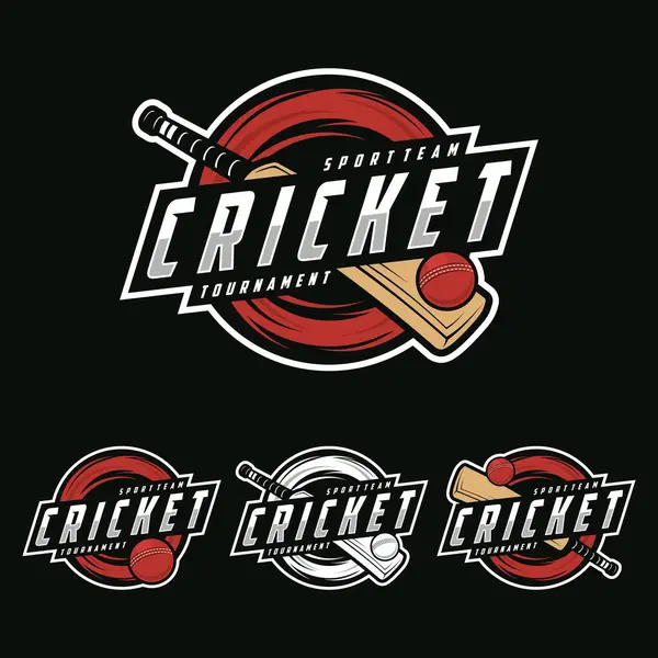 Badge emblem Cricket logo, cricket emblem set collection team sport design, cricket ball vector