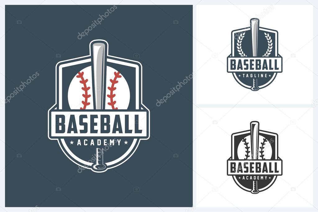 Baseball logo sport,team identity, baseball vector illustration template