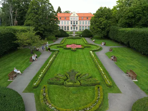 Gdaňsk Palác Opatow Oliwie — Stock fotografie