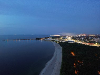 Baltık Denizi üzerinde gün batımı