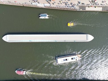 Gdansk, Polonya 'nın hava manzarası