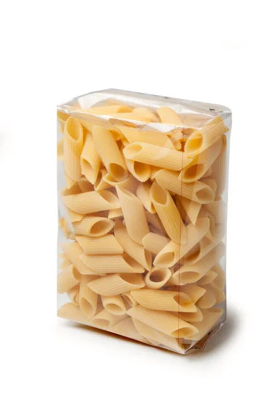 Pasta Packaging Isolated White Background — Stock Photo, Image