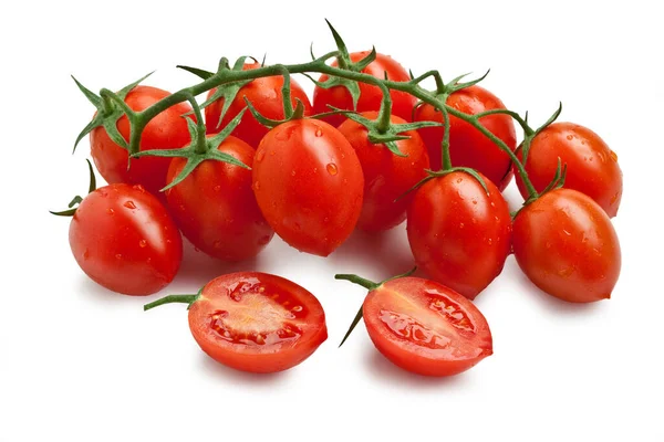Cherry Tomato Ciliegino Izolované Bílém Pozadí Italských Potravin — Stock fotografie