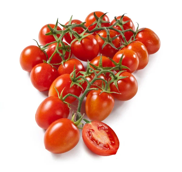 Tomate Cherry Ciliegino Aislado Sobre Fondo Blanco Italian Food — Foto de Stock
