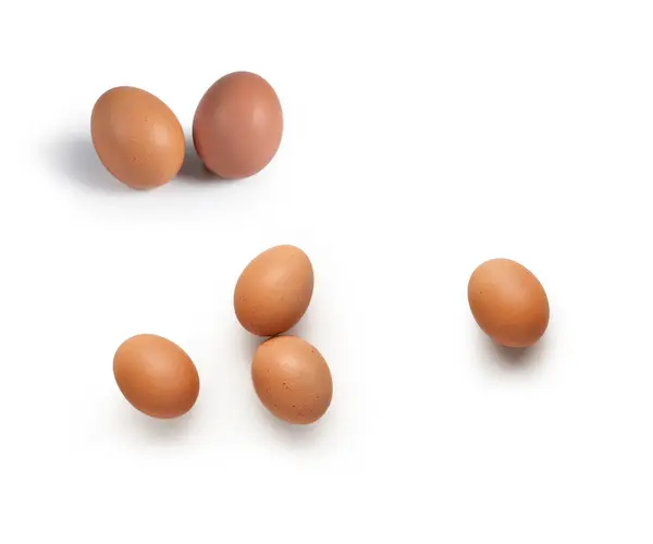 Yumurta Uovo Beyaz Üzerine Izole — Stok fotoğraf