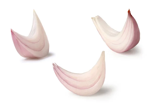 Onion Sliced Ingredient Isolated White Background — Stock Photo, Image