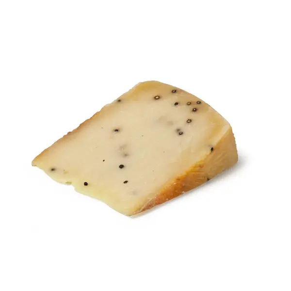 Типичный Итальянский Сыр Сицилийский Сыр Pepato Stagionato — стоковое фото