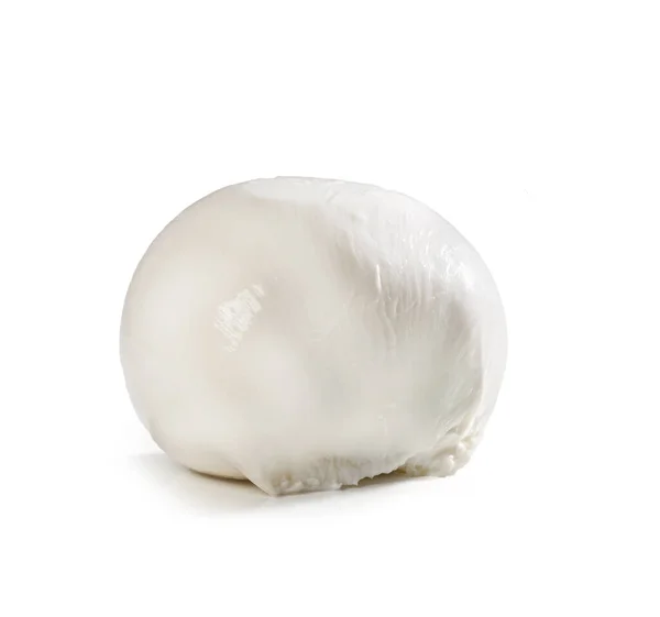Italian Mozzarella Cheese Ball Boccone Type Isolated White Background — Stock Photo, Image