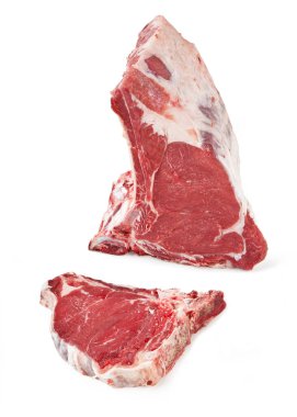 Beyaz arka planda izole edilmiş kemikli Floransa kedisi