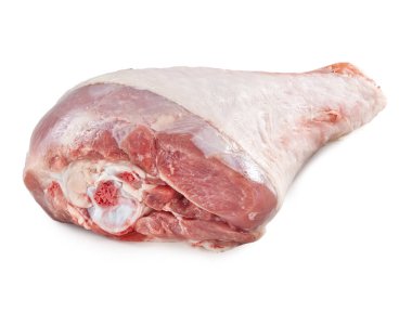 Türkiye Bacağı - Beyaz Arkaplanda İzole Edildi