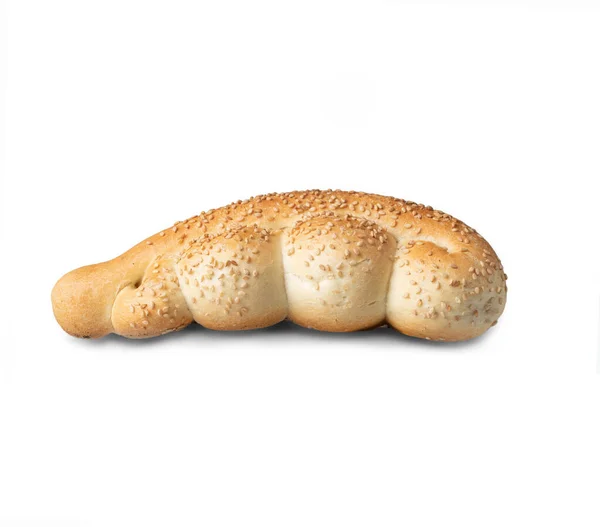 Traditional Bread Italian Bread Sicilian Mafalda Homemade Bread Front View — Stock Photo, Image