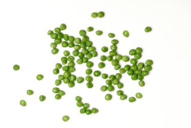 Bezelyeler - Beyaz Arkaplanda İzole Edildi