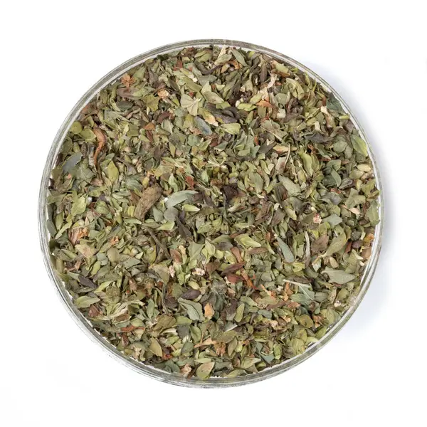 Spice Top View Dried Oregano Sicily Isolated White Background — Stock Photo, Image