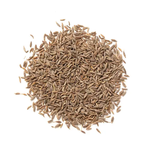 Caraway Seeds Pile Dry Caraway Fruits Meridian Fennel Persian Cumin — Stock Photo, Image