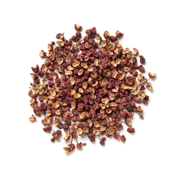 Sichuan Pepper Pile Szechuan Chinese Flower Peppercorn Numbing Spicy Top — Stock Photo, Image