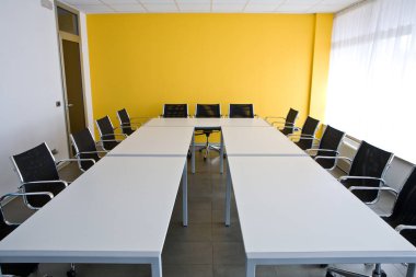 Ofis odası, konferanslar, eğitim, boş ve etkinlikleri bekliyor.