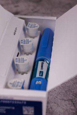 Ozempic 1 mg. Semaglutide Box Barselona, İspanya 'da, Etkili Diyabet Yönetimi İçin Detaylı İlaç ve Talimatlar