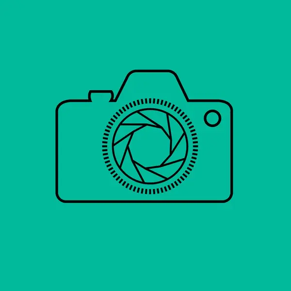 Vector Camera Icon Design — Stock Vector