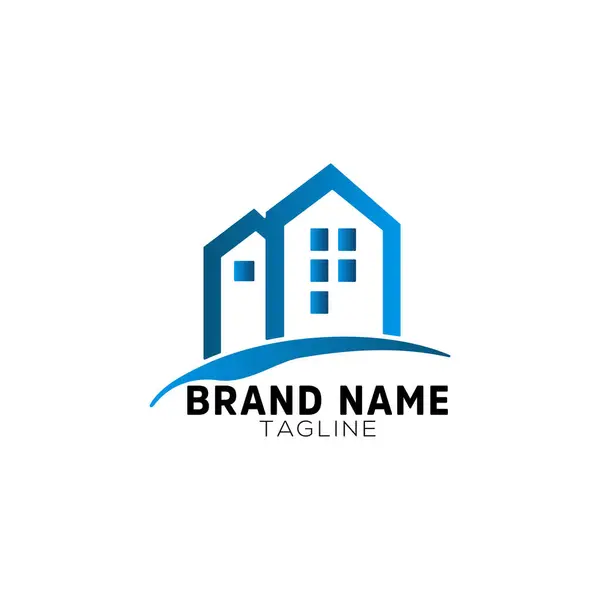 Progettazione Creativa Logo Della Casa Modello Logo Immobiliare Home Logo — Vettoriale Stock