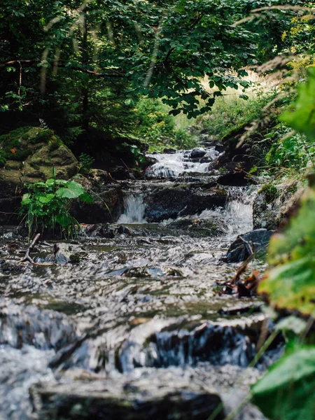 Маленькі Водоспади Лісі Чехії — стокове фото