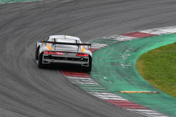 Mugello Circuit Olaszország Október 2022 Lamborghini Huracn Gt3 Által Vezetett — Stock Fotó