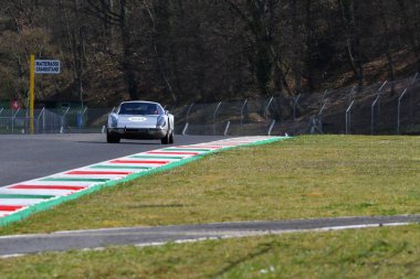 Scarperia, 3 April 2022: Porsche 904 GTS 1964 in action during Mugello Classic 2022 at Mugello Circuit in Italy.