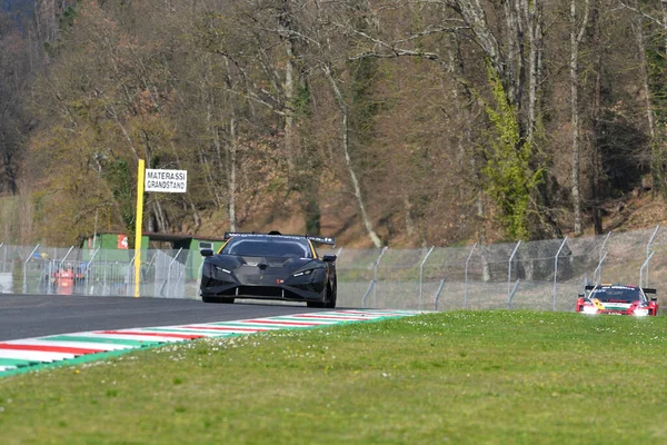 Scarperia March 2023 Lamborghini Huracn Super Trofeo Signs Siauliai Racing — Stock Photo, Image