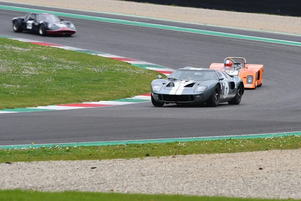 Scarperia 2023 Ford Gt40 Year 1965 Action Mugello Classic 2023 — 스톡 사진