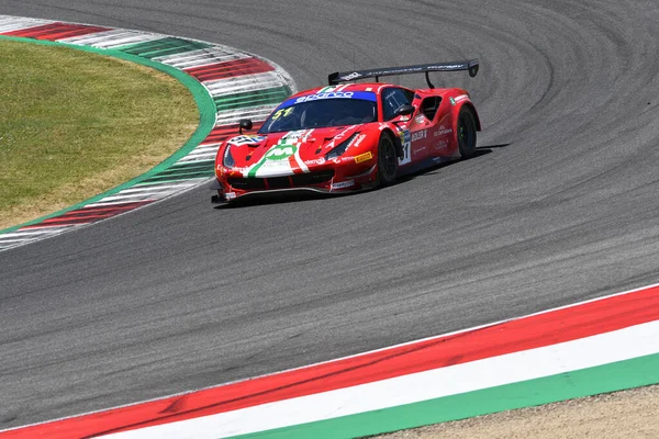 Scarperia Juli 2023 Ferrari 488 Gt3 Des Teams Corse Srl — Stockfoto