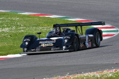 Scarperia, 5 Nisan 2024: Riley & Scott MK III C yılı 2002 Mugello Classic 2024 tarihinde İtalya 'daki Mugello Circuit.