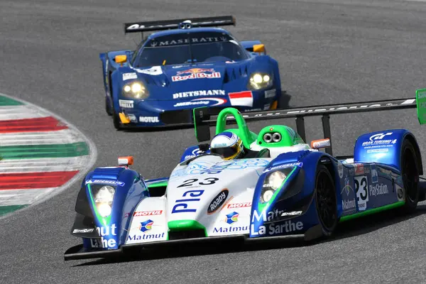 stock image Scarperia, 5 April 2024: Pescarolo C60 year 2005 in action during Mugello Classic 2024 at Mugello Circuit in Italy.